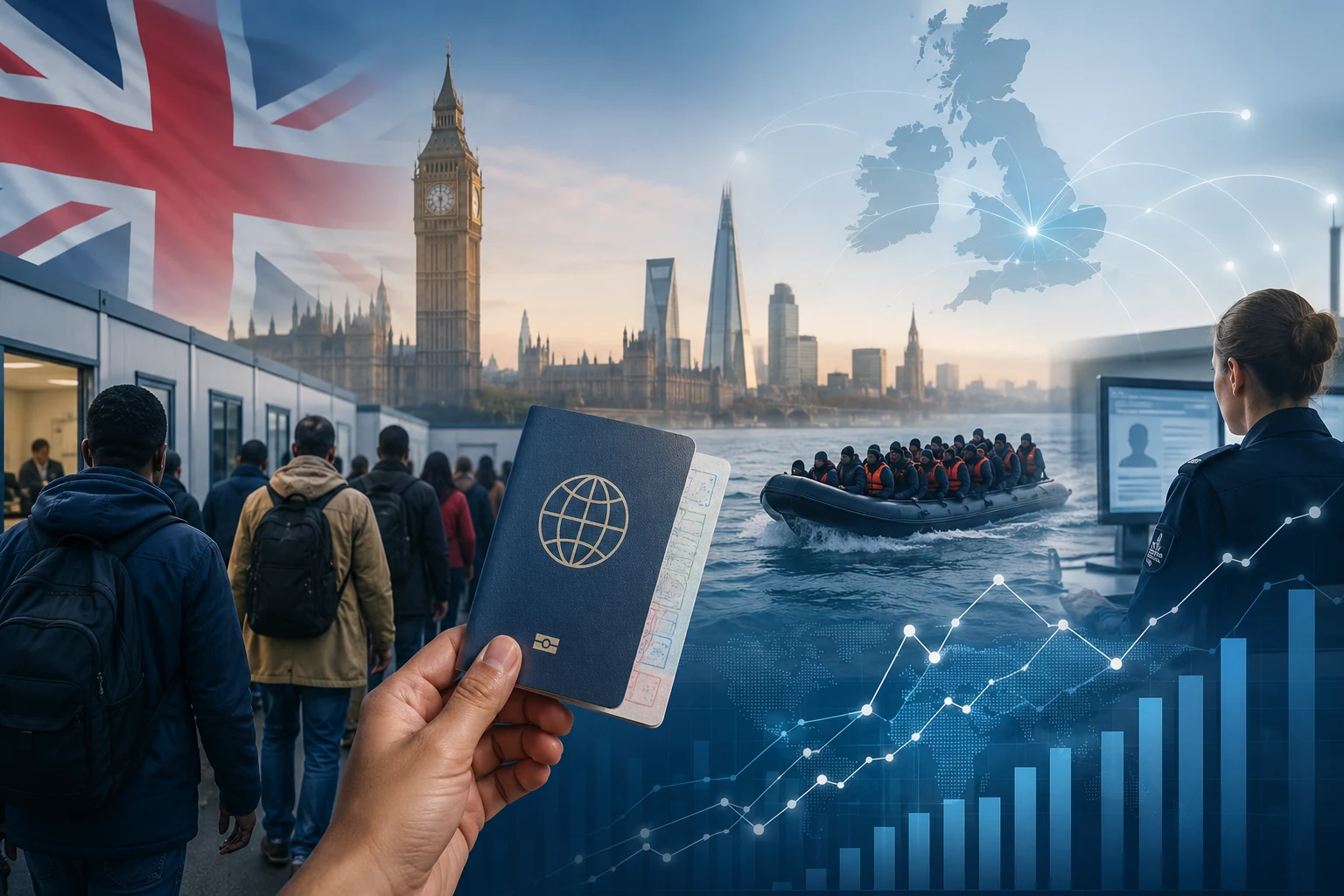 Track UK’s Latest Migration Numbers in 2026 Asylum, Visas, Small Boats, Net Migration, and What It Means for the Future