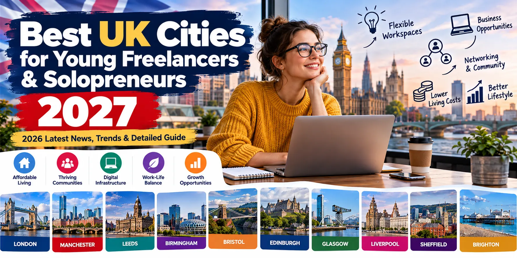 Best UK Cities for Young Freelancers & Solopreneurs in 2027 2026 Latest News and Detailed Guide