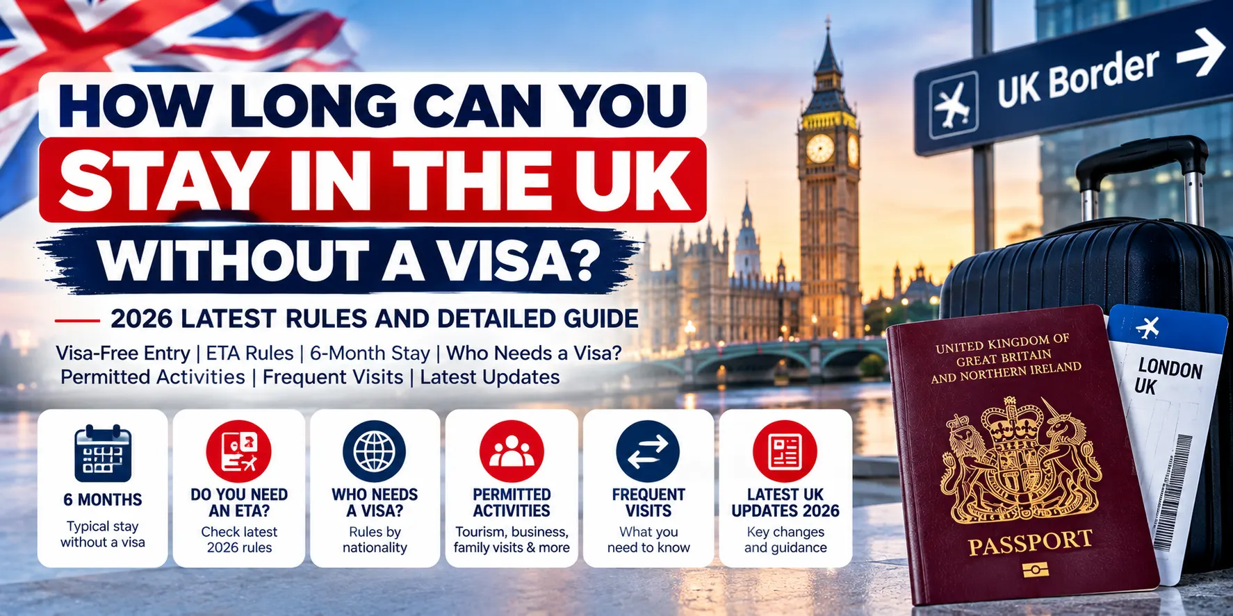 How Long Can You Stay in the UK Without a Visa 2026 Latest Rules and Detailed Guide