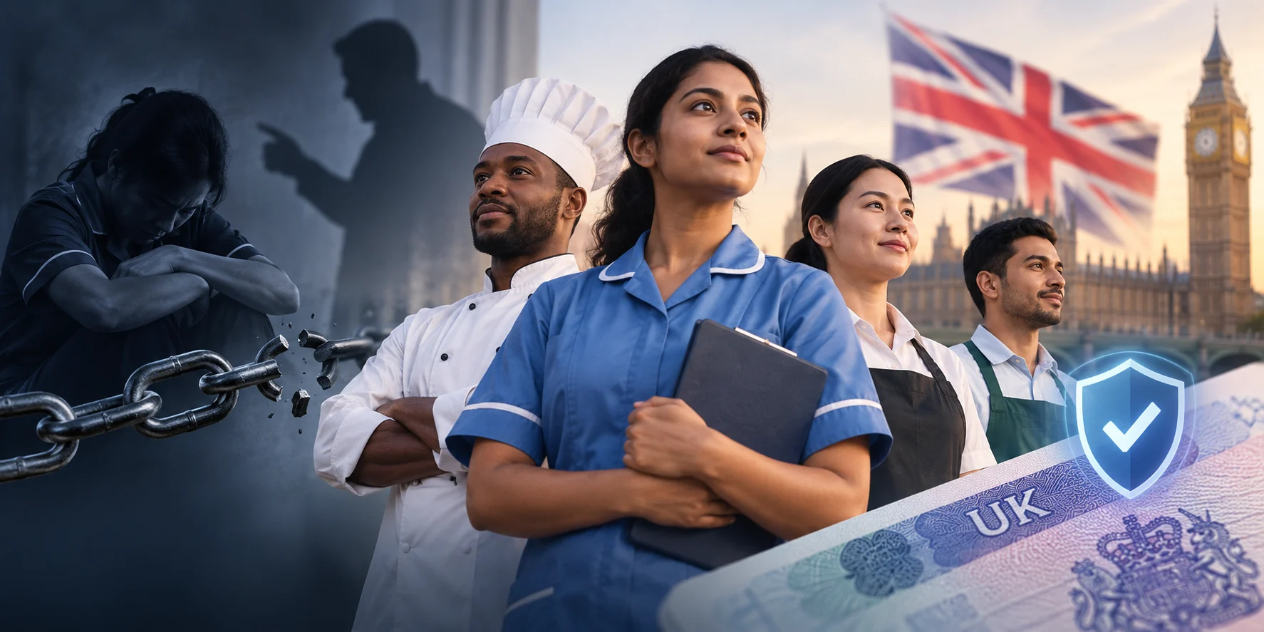 UK Modern Slavery Visa Reprieve Skilled Workers Can Escape Exploitative Employers and Keep Working AYJ Solicitors