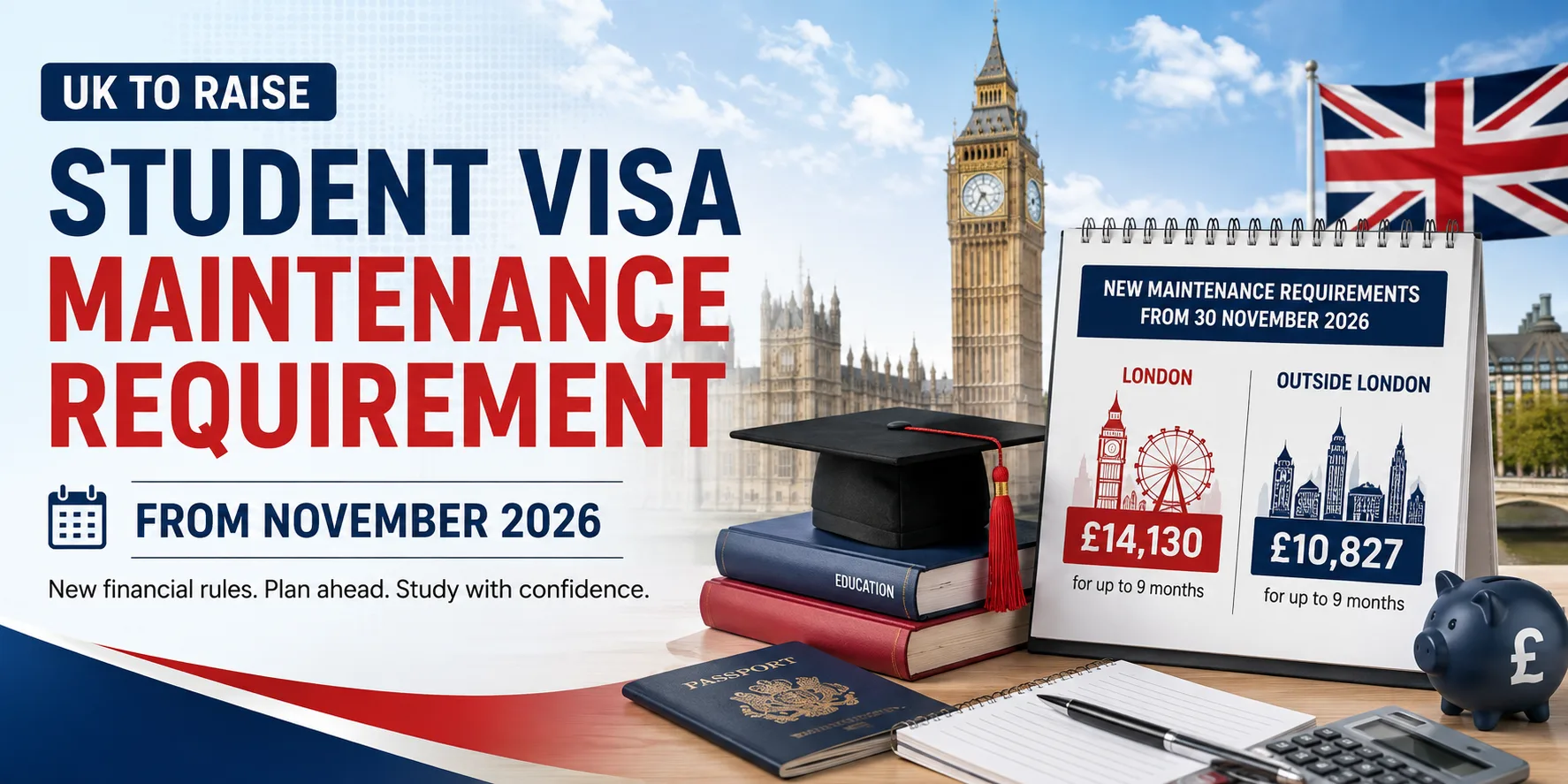 UK to Raise Student Visa Maintenance Requirement from November 2026 What International Students Need to Know more