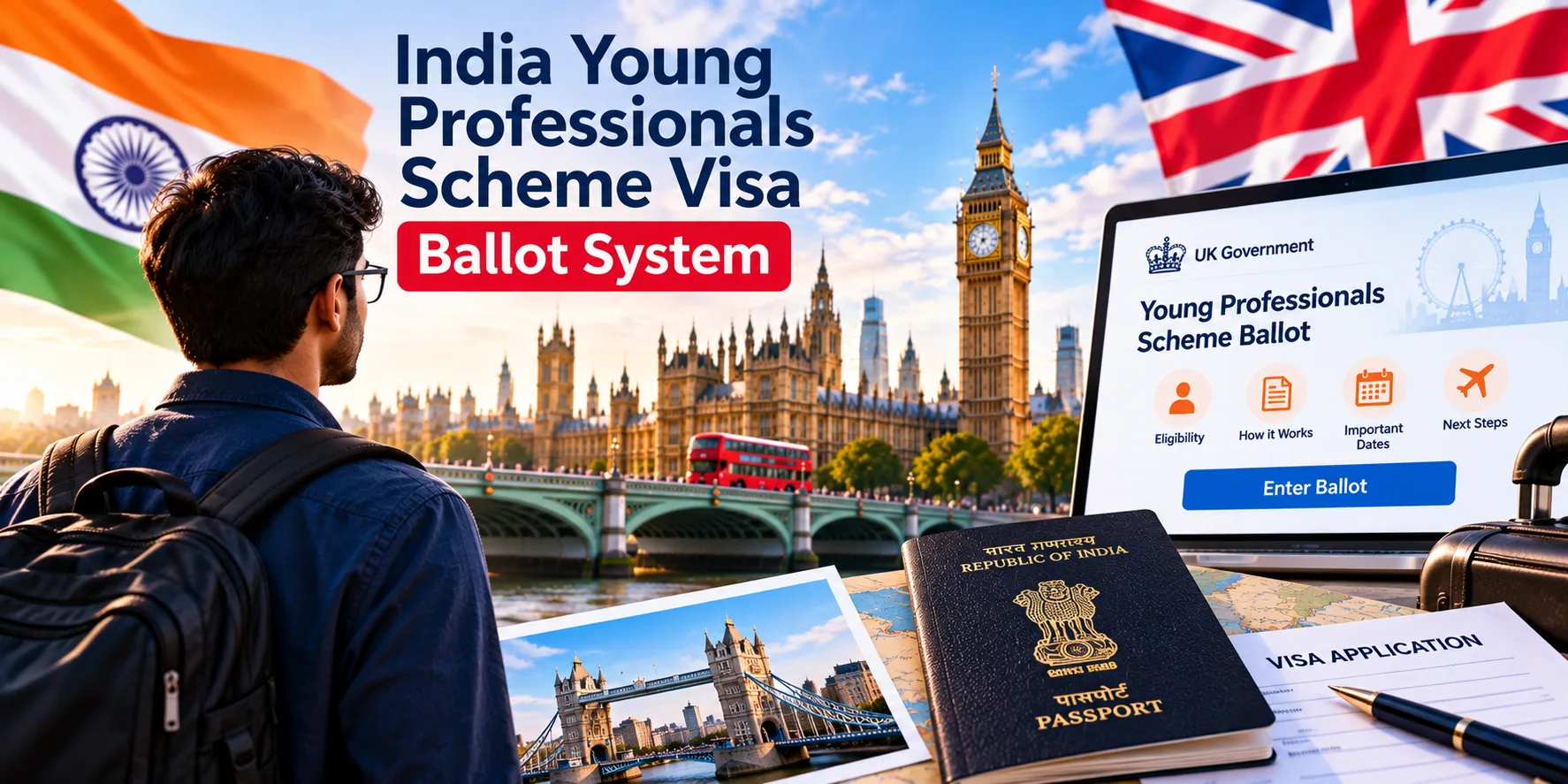 India Young Professionals Scheme Visa Ballot System Latest News, Eligibility, Dates and Application Guide